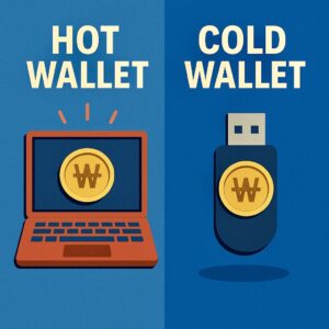 핫월렛 콜드월렛 이미지