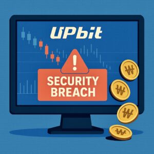 업비트 445억 해킹 예시 이미지