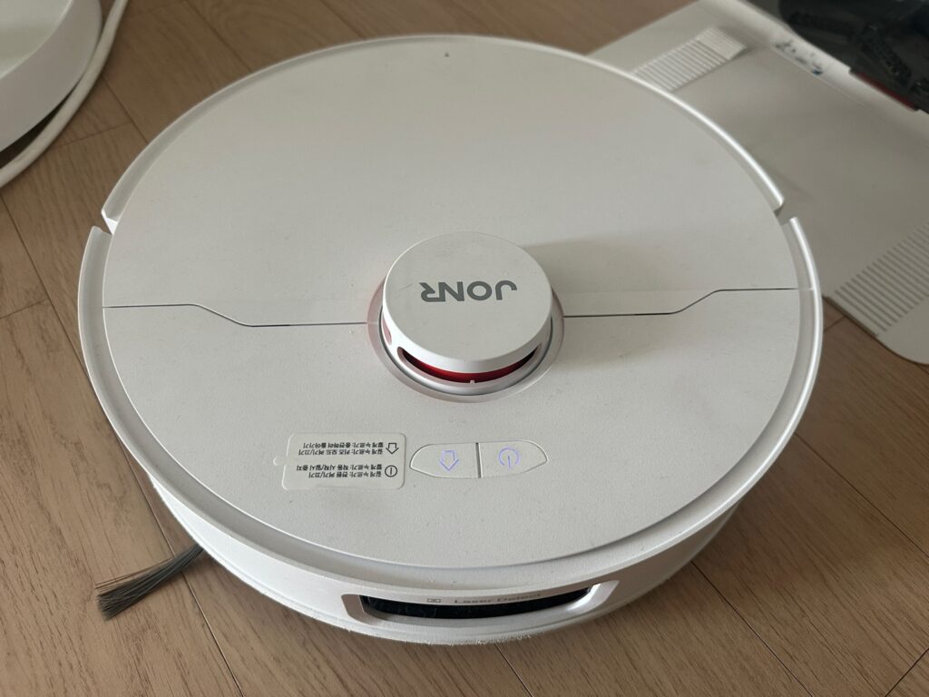 JONR P20 Pro 로봇청소기 청소 완료 후 상태