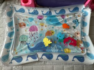 브로키 워터매트 공기와 물 주입 후 완성된 모습