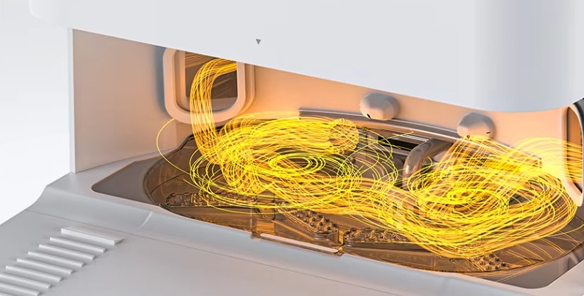 JONR P20 Pro 열풍건조 기능 작동 모습