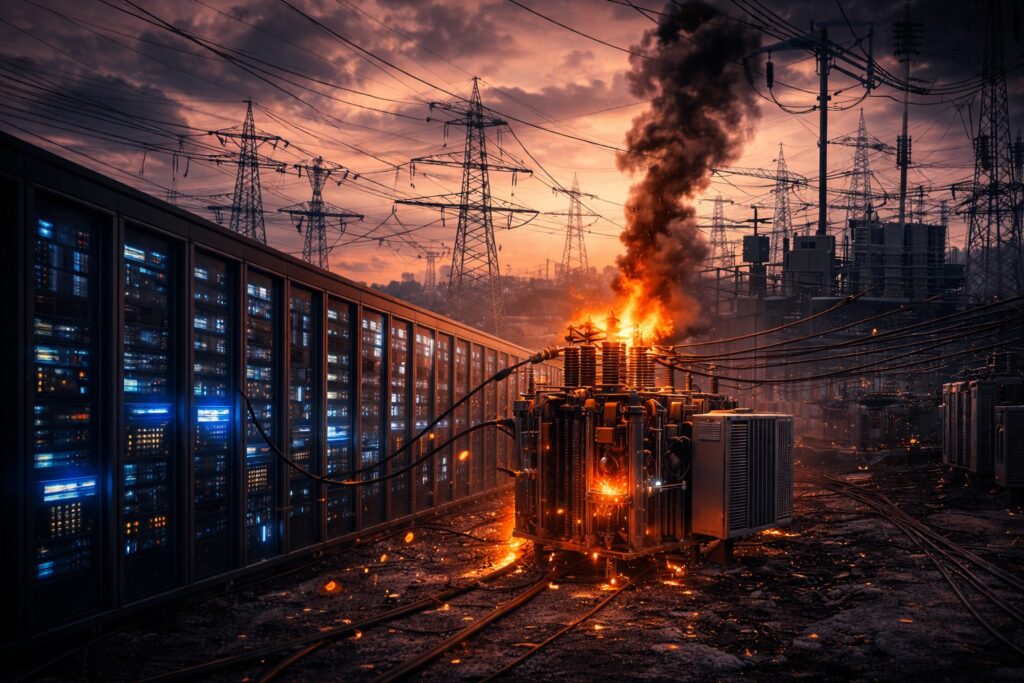 지상 데이터센터 전력 병목과 AI 인프라 확장(변압기 과부하)