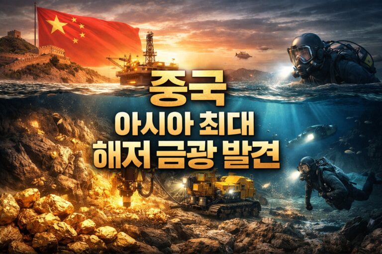 중국 아시아 최대 해저 금광 발견 썸네일 이미지